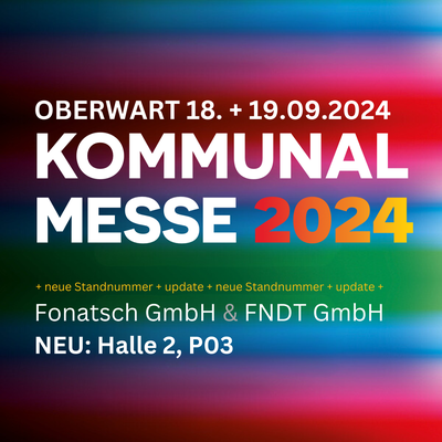 Wir sind auf der Kommunalmesse in Oberwart!